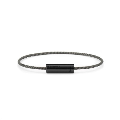 Bracelet Câble Le 5g Céramique noire polie