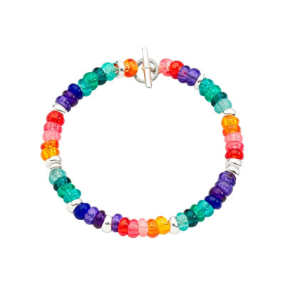 Bracelet Rondelles Multicolores