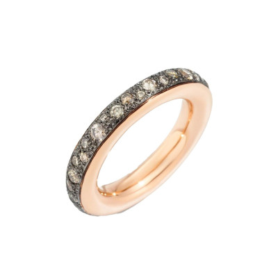 Bague Iconica Or rose Diamants