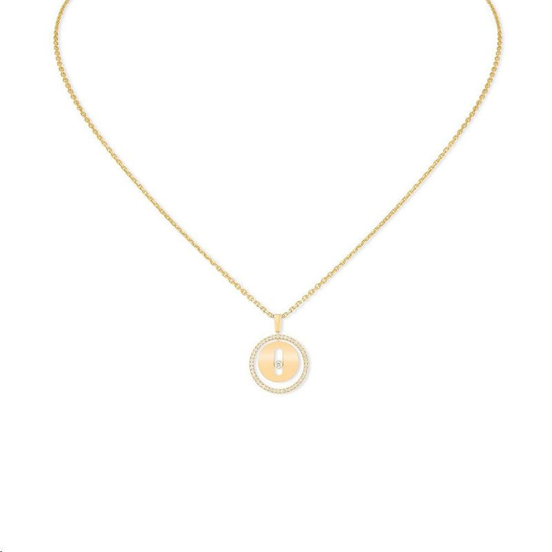 Collier Lucky Move PM Or jaune Diamants blancs