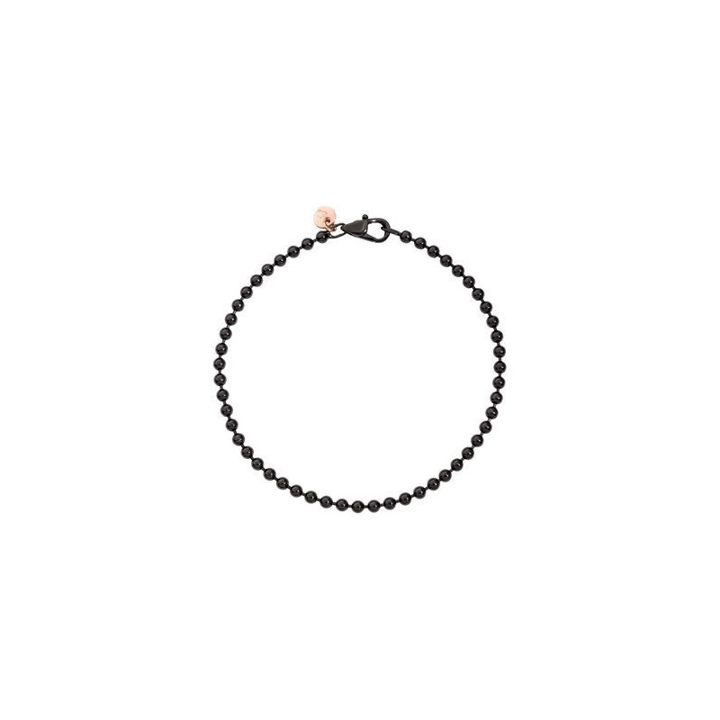 Bracelet Argent Noir 18 cm