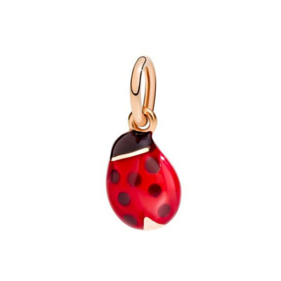 Pendentif Coccinelle Or rose