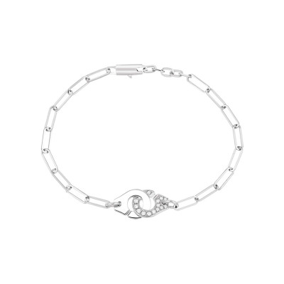 Bracelet Menottes R10 Or blanc Diamants