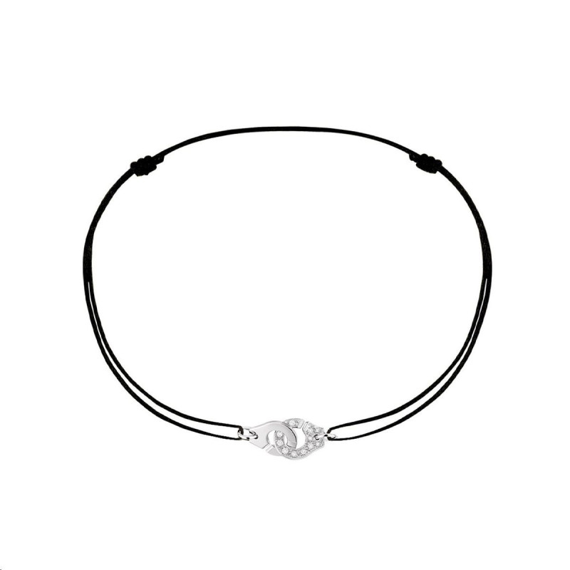 Bracelet Menottes R8 Or blanc Diamants