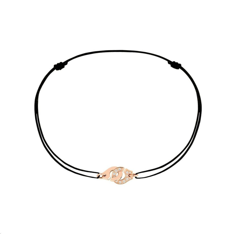 Bracelet Menottes R8 Or rose Diamants
