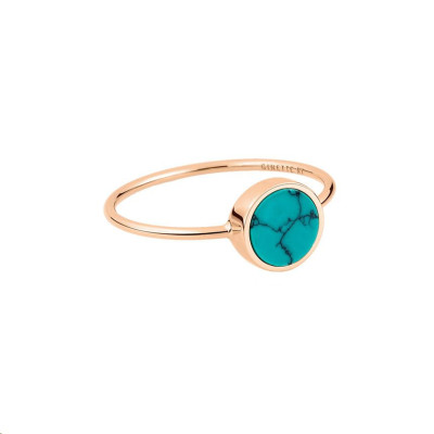 Bague Mini Ever Or rose Turquoise